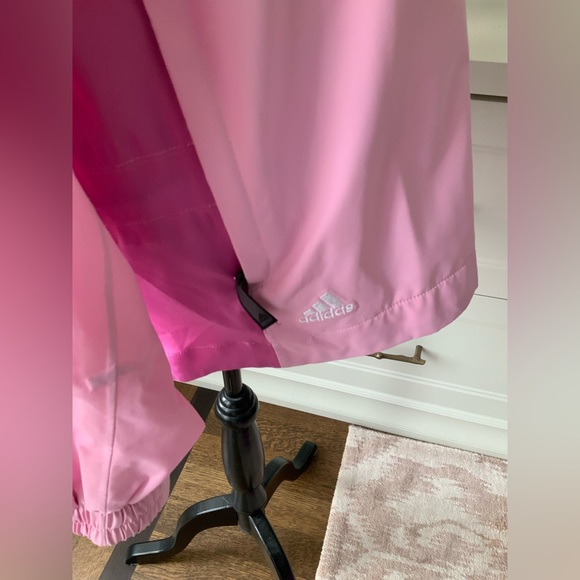 ADIDAS BARBIE Pink Climaproof Waterproof Light Jacket Women’s Size Large - Picture 6 of 11